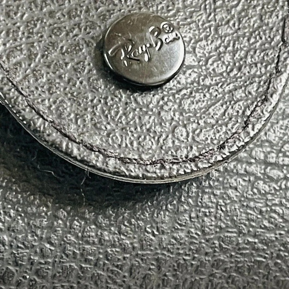 Ray Ban Eyeglasses Sunglasses Case Black Pebbled Glasses Accessory - Picture 3 of 5